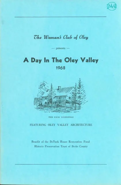 Driving tour booklet, Keim house, cover (1968)