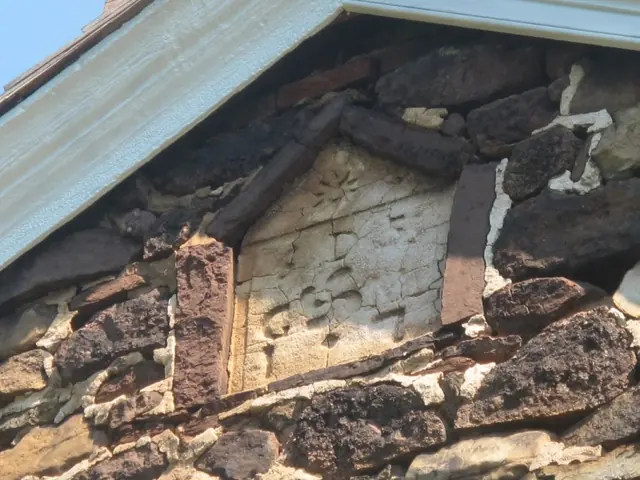 #1, 304, 7/17/13: Date-stone plaque in northern gable wall