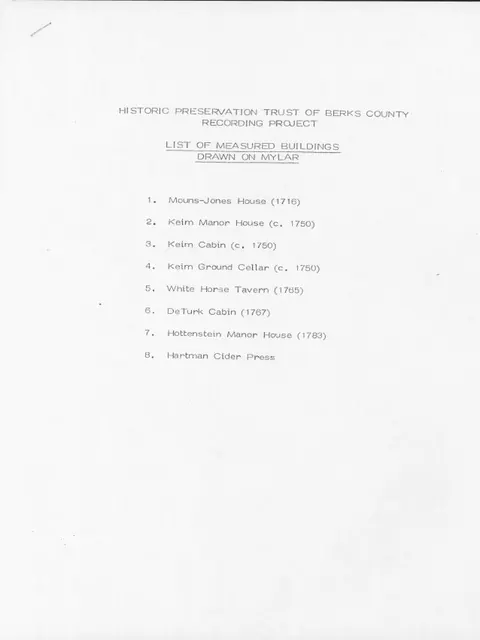 General, list of drawings