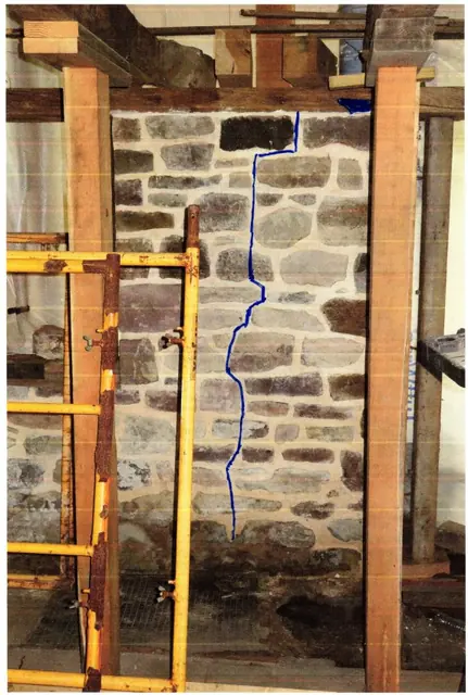 Shoring plan for pier reconstruction