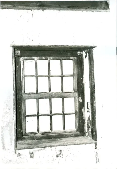 DeTurk, interior view of first-floor window in south gable wall (1973)
