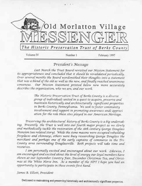 General, Trust newsletter, page 1 (Feb. 1997)