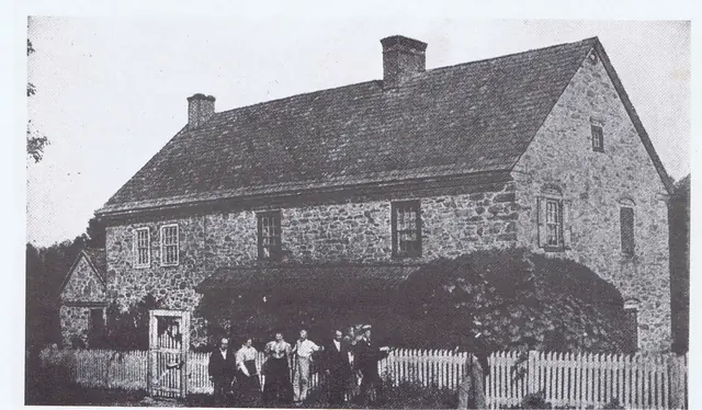 #1, photo 13 - Keim House and gabled out-building, c. 1897