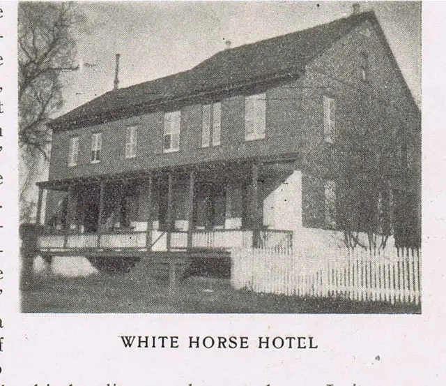 White Horse Tavern, south perspective view (c. 1901-02)