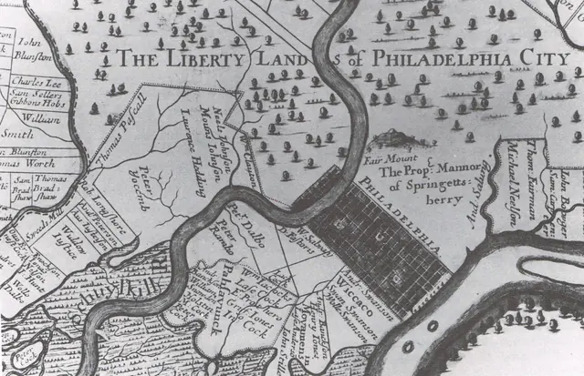 Thomas Holmes’ map of Pennsylvania (c.1688)