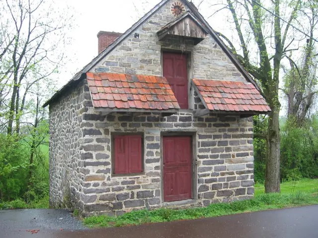 Perspective views showing W & S elevations