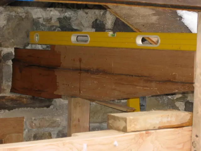 DeTurk, N outlooker over kitchen door after set into the mortised header