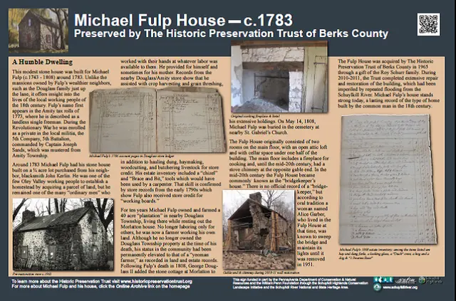 Michael Fulp House Wayside Sign