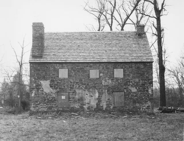 Mouns Jones House, east elevation view (c.1967)