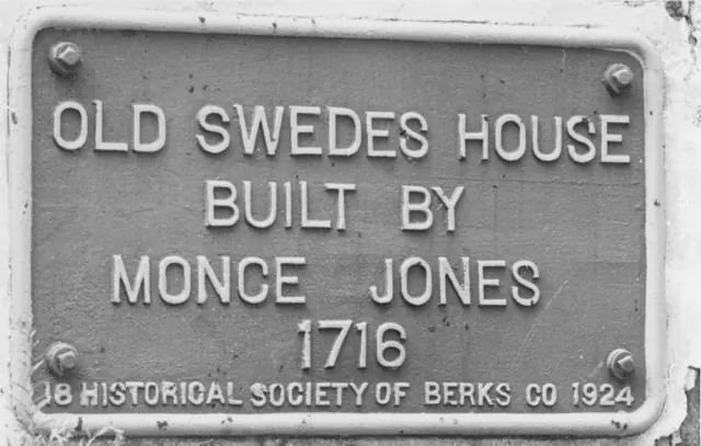 Mouns Jones House, plaque