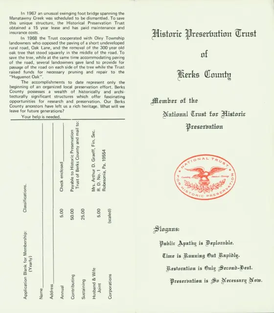General, HPT brochure, front (R) & back (L) panels