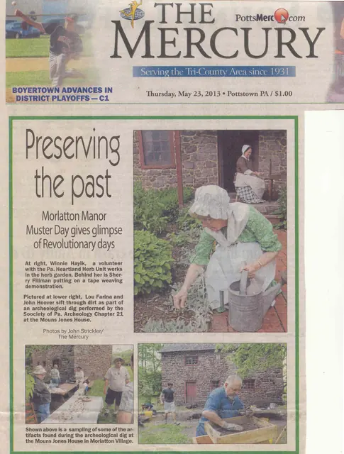 Morlatton, Muster Day article (2013)