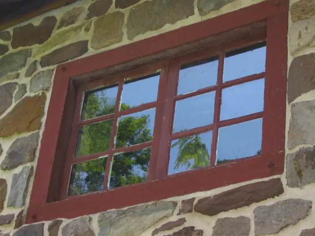 Mouns Jones, 2nd-floor casement window, southern bay, west eaves wall (2009