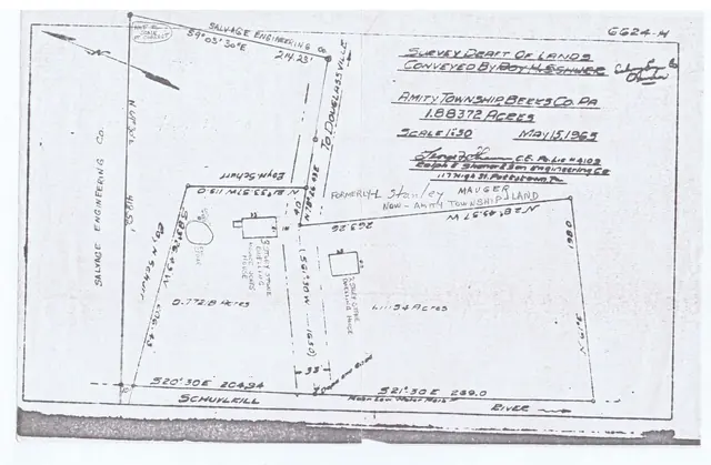 C. 1966 Surveyor's Line Drawing